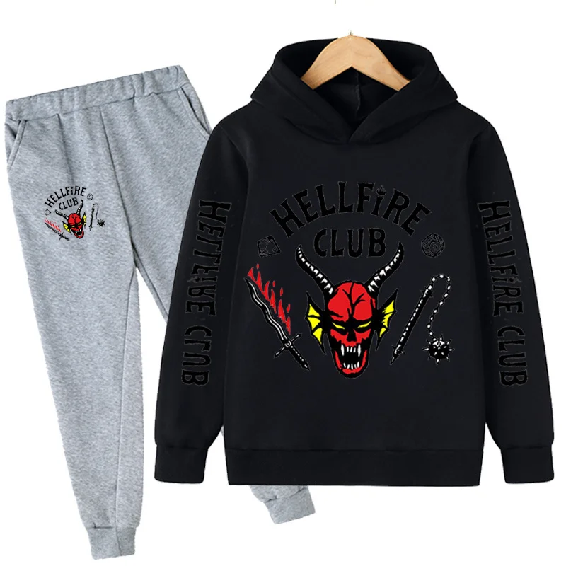 Autumn Boys Stranger Things 4 Clothes Sets Printing Hoodies Cotton Sports Long Pants Children Suit Kids 4-14 Yrs Streetwear Suit
Autumn Boys Stranger Things 4 Clothes Sets Printing Hoodies Cotton Sports Long Pants Children Suit Kids 4-14 Yrs Streetwear Suit