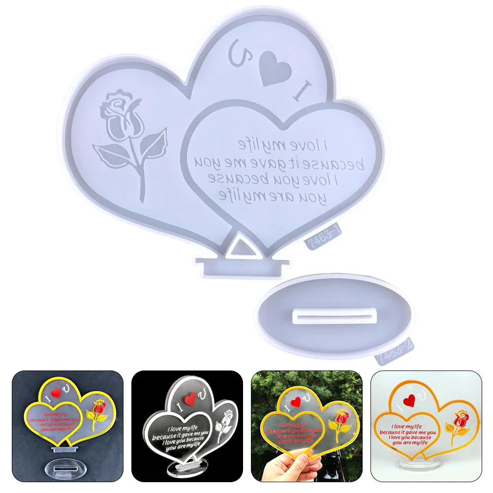 Love Pendant Mold Silicone Crafts Making Valentine's Day Decor DIY Heart Sign Casting Ornaments Molds
Love Pendant Mold Silicone Crafts Making Valentine's Day Decor DIY Heart Sign Casting Ornaments Molds