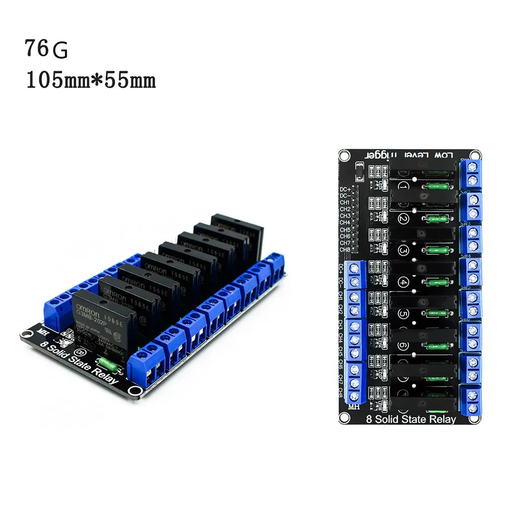 1/2/4/8 Channel Solid State Channel Relay Module 1pcs Equipment For PI AVR PIC G3MB-202P Optional SSR 5V Durable
1/2/4/8 Channel Solid State Channel Relay Module 1pcs Equipment For PI AVR PIC G3MB-202P Optional SSR 5V Durable