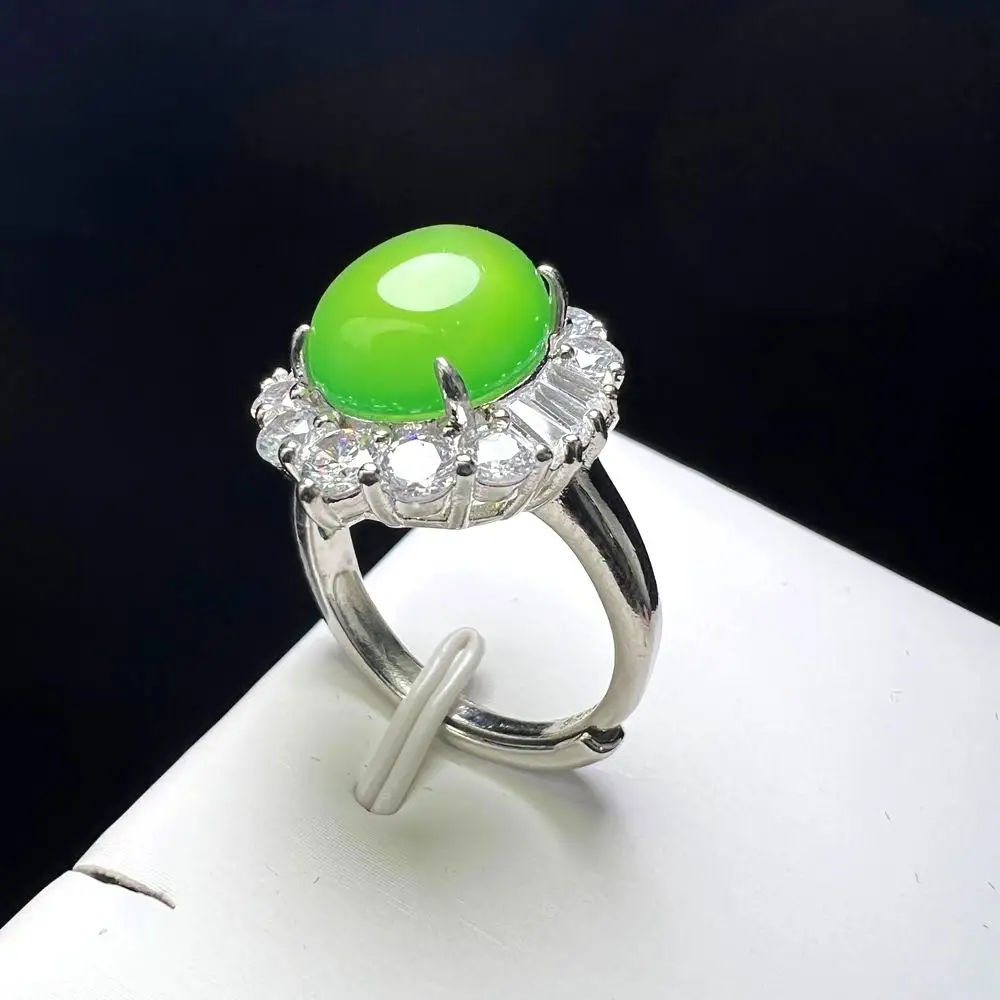 Natural Stone Green Agate Finger Ring Charm Ring Adjustable Zircon Copper Stone Rings For Women 2022 Free Shipping
Natural Stone Green Agate Finger Ring Charm Ring Adjustable Zircon Copper Stone Rings For Women 2022 Free Shipping