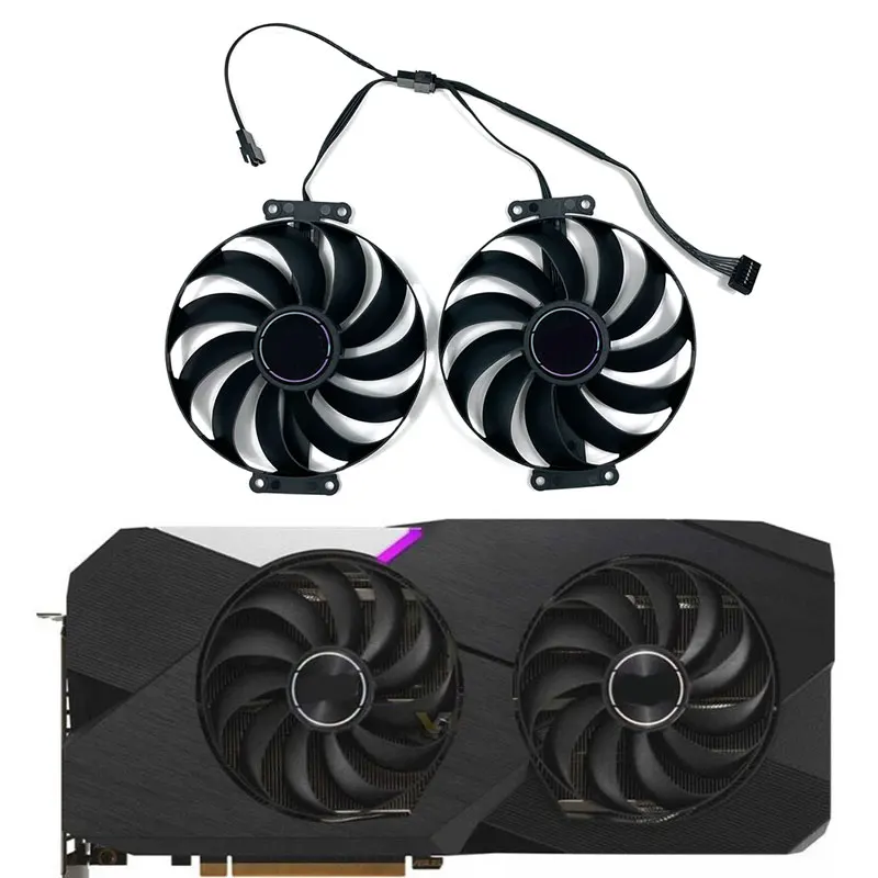2pcs 95MM 7PIN CF1010U12S T129215SU RTX 3060 TI Dual Graphics Fan for ASUS RX 6700XT DUAL RTX 3060Ti 3070 DUAL, Cooling Fan
2pcs 95MM 7PIN CF1010U12S T129215SU RTX 3060 TI Dual Graphics Fan for ASUS RX 6700XT DUAL RTX 3060Ti 3070 DUAL, Cooling Fan