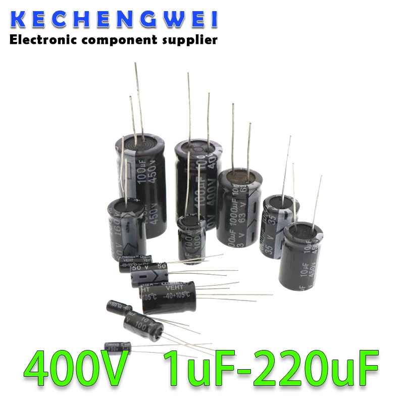 400V 1uf 2.2uf 3.3uf 4.7uf 6.8uf 8.2uf 100uf 22uf 33uf 47uf 68uf 82uf 220uf aluminum electrolytic capacitor
400V 1uf 2.2uf 3.3uf 4.7uf 6.8uf 8.2uf 100uf 22uf 33uf 47uf 68uf 82uf 220uf aluminum electrolytic capacitor
