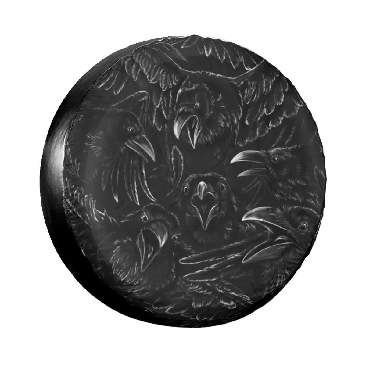 Custom Raven Rage Spare Tire Cover for Jeep Honda Halloween Witch Gothic Scary Crow Car Wheel Protectors 14" 15" 16&qu
Custom Raven Rage Spare Tire Cover for Jeep Honda Halloween Witch Gothic Scary Crow Car Wheel Protectors 14" 15" 16&qu