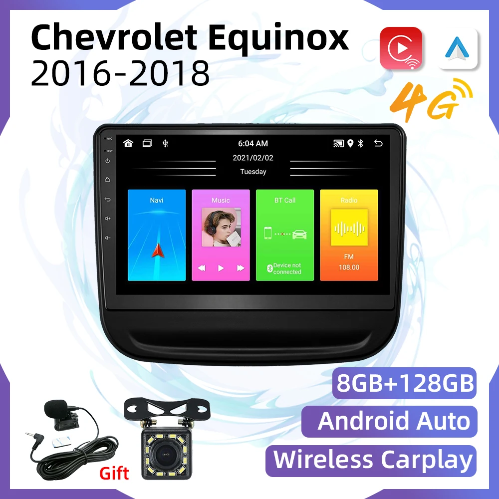 Android Car Stereo for Chevrolet Equinox 2016-2018 2 Din Car Radio GPS WIFI 4G Navigation Multimedia Player Autoradio Head Unit
Android Car Stereo for Chevrolet Equinox 2016-2018 2 Din Car Radio GPS WIFI 4G Navigation Multimedia Player Autoradio Head Unit