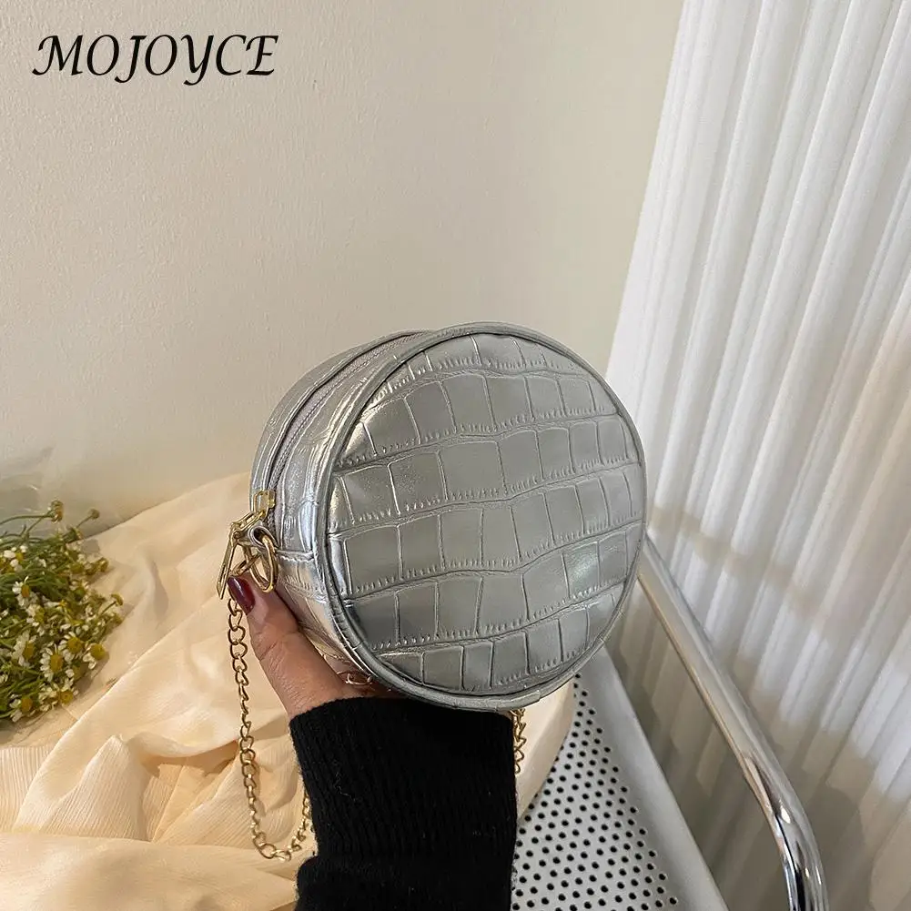 Women Round Shoulder Handbags Solid Color Vintage PU Leather Alligator Pattern Crossbody Bags For Women Female Mini Chain Bags
Women Round Shoulder Handbags Solid Color Vintage PU Leather Alligator Pattern Crossbody Bags For Women Female Mini Chain Bags