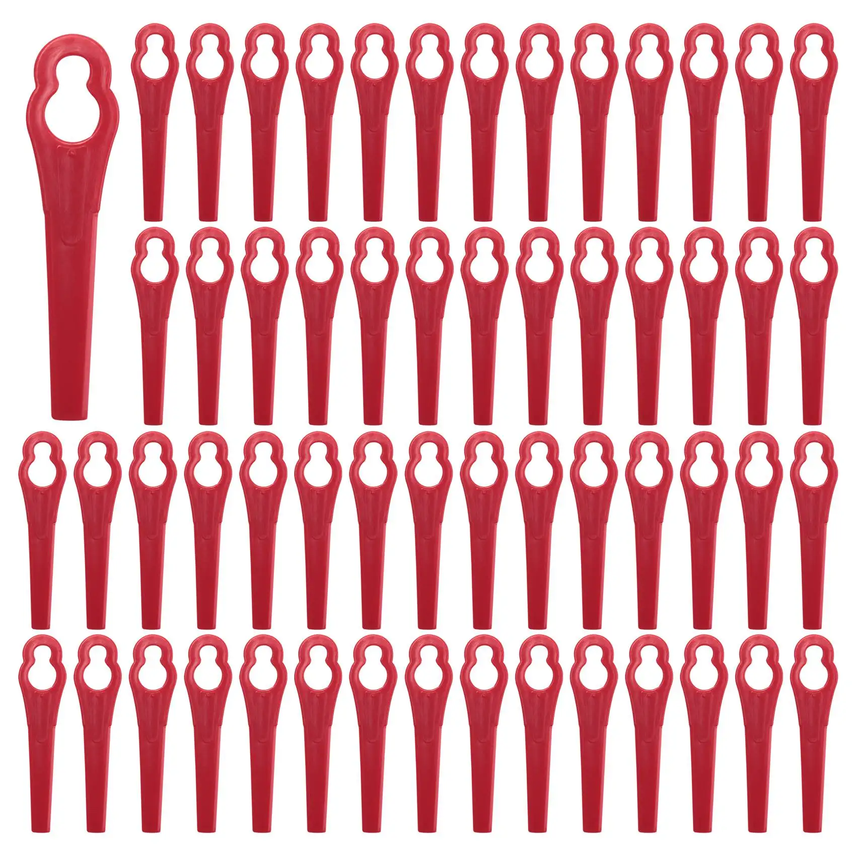 100pcs Swing Plastic Blade Pendants for DKGT06 20V Lithium 1500mAh Cordless Grass Trimmer Garden Timmer A
100pcs Swing Plastic Blade Pendants for DKGT06 20V Lithium 1500mAh Cordless Grass Trimmer Garden Timmer A