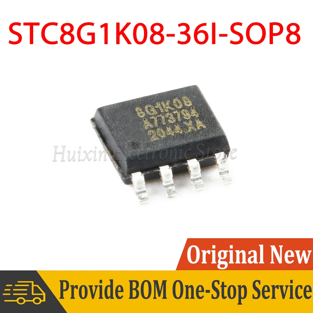 STC8G1K08-36I-SOP8 STC8G1K08-36I STC8G1K08 1T 8051 Microcomputer Enhanced Microcontroller MCU SMD New and Original IC Chipset
STC8G1K08-36I-SOP8 STC8G1K08-36I STC8G1K08 1T 8051 Microcomputer Enhanced Microcontroller MCU SMD New and Original IC Chipset