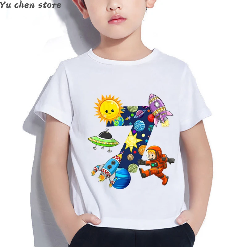 2022 New Funny Boy T-shirt Astronaut Print 3-9 Year Old Gift Birthday Dress Summer Baby T-shirt Cute Girl T-Shirt Top Y2K
2022 New Funny Boy T-shirt Astronaut Print 3-9 Year Old Gift Birthday Dress Summer Baby T-shirt Cute Girl T-Shirt Top Y2K