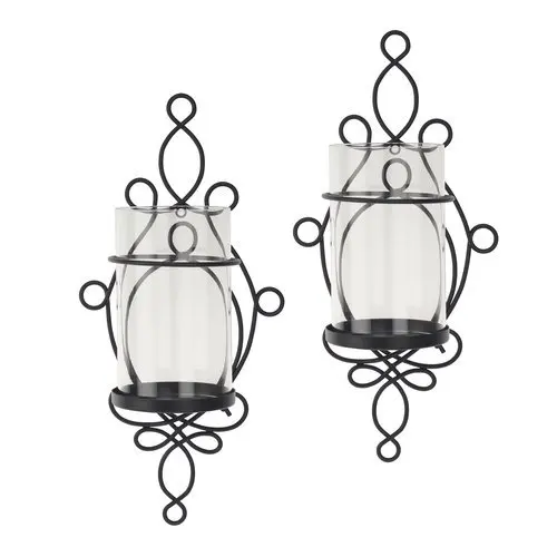 Wall Sconce Pillar Candle Holders, 2 Count
Wall Sconce Pillar Candle Holders, 2 Count