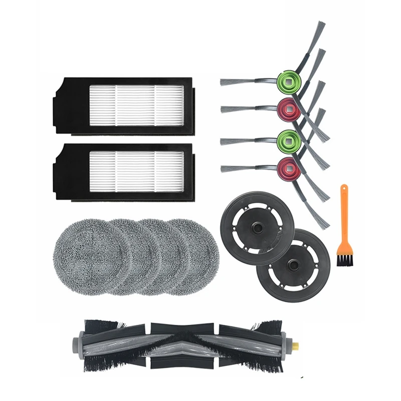 14Pcs Replacement For ECOVACS DEEBOT X1 OMNI TURBO Vacuum Cleaner High Capacity Washable Mop Main Brush
14Pcs Replacement For ECOVACS DEEBOT X1 OMNI TURBO Vacuum Cleaner High Capacity Washable Mop Main Brush
