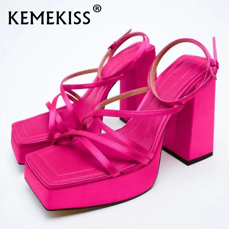 KemeKiss Size 35-41 Women Sandals New Fashion High Heels Summer Shoes For Woman Platform Sexy Party Office Lady Daily Footwear
KemeKiss Size 35-41 Women Sandals New Fashion High Heels Summer Shoes For Woman Platform Sexy Party Office Lady Daily Footwear