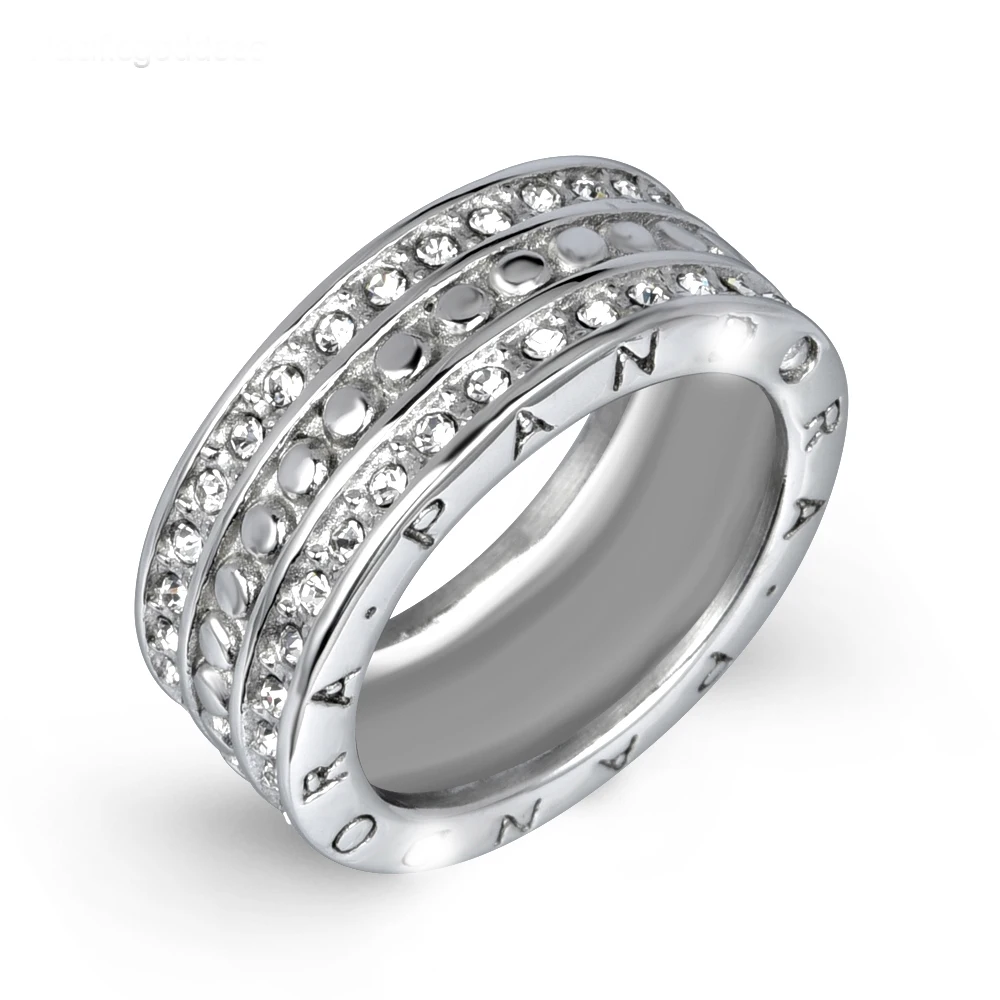Rings For Women Stainless Steel Jewelry Crystal Stone Fashion Luxury Designer Wedding Marriage Men Accesories
Rings For Women Stainless Steel Jewelry Crystal Stone Fashion Luxury Designer Wedding Marriage Men Accesories