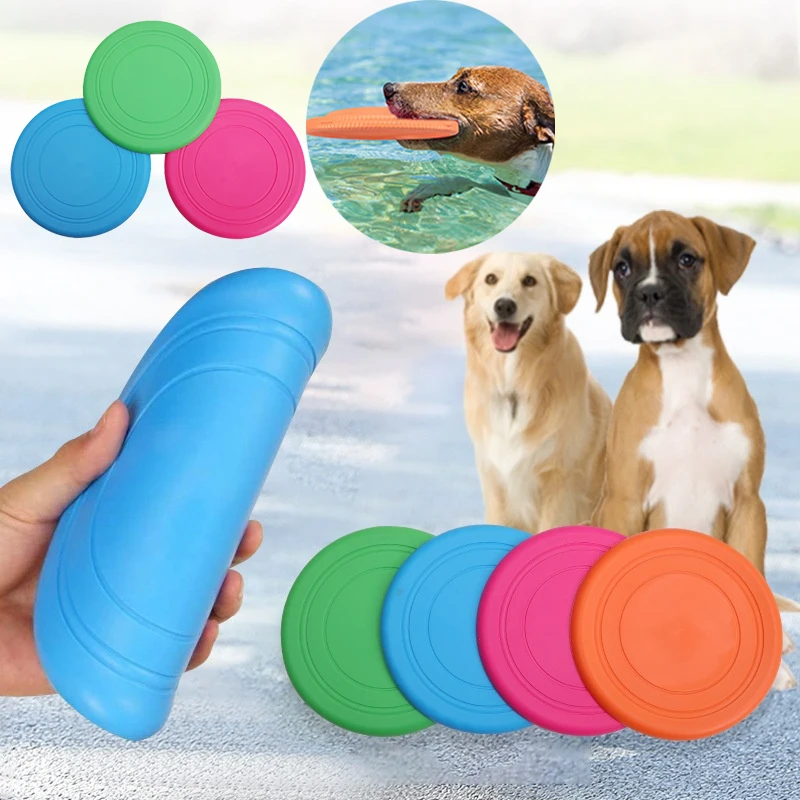 1 Pc Interactive Dog Chew Toys Resistance Bite Soft Rubber Puppy Pet Toy for Dogs Pet Training Products Dog Flying Discs
1 Pc Interactive Dog Chew Toys Resistance Bite Soft Rubber Puppy Pet Toy for Dogs Pet Training Products Dog Flying Discs