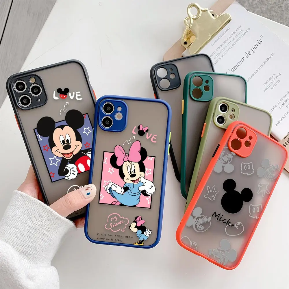 Cute Minnie Mickey Mouse Anime Cartoon Phone Case For Apple iPhone14 13 12 11 Pro Max 8 7 SE XR XS Plus Matte Cover Fundas Coque
Cute Minnie Mickey Mouse Anime Cartoon Phone Case For Apple iPhone14 13 12 11 Pro Max 8 7 SE XR XS Plus Matte Cover Fundas Coque