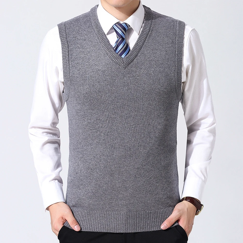 New Men's Winter Warm Slim Fit Sleeveless V-Neck Wool Pullover Knitted Sweater Vest Soft Male Tank Top Casual Solid Top Sweater
New Men's Winter Warm Slim Fit Sleeveless V-Neck Wool Pullover Knitted Sweater Vest Soft Male Tank Top Casual Solid Top Sweater