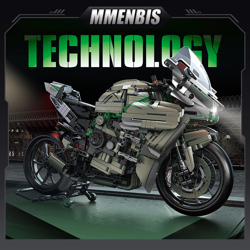 M MENBIS New 1:5 Super Racing Motorcycle Plastic Toys MOC Building Blocks Sets Locomotive Technical Gifts for Kids Boys Adult
M MENBIS New 1:5 Super Racing Motorcycle Plastic Toys MOC Building Blocks Sets Locomotive Technical Gifts for Kids Boys Adult