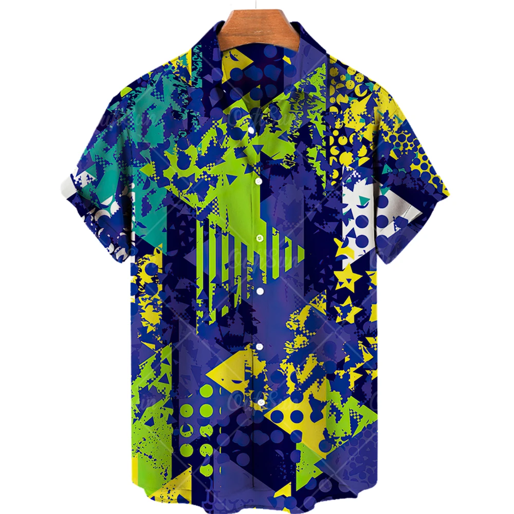 Hawaiian Shirt Short Sleeve Colorful 3d Print Trendy Cool Unisex Loose Casual Fashion Vacation Beach Summer Shirt
Hawaiian Shirt Short Sleeve Colorful 3d Print Trendy Cool Unisex Loose Casual Fashion Vacation Beach Summer Shirt