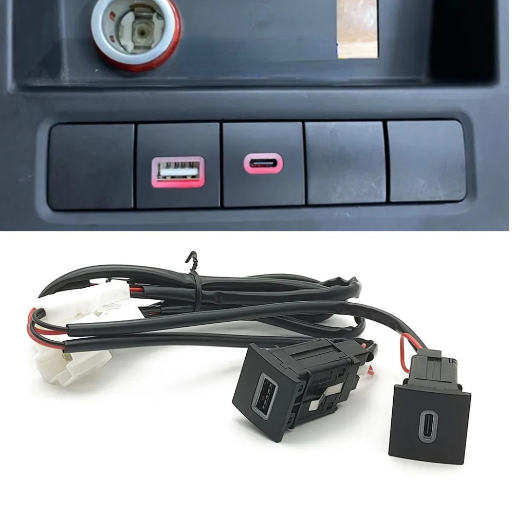 For VW Golf 6 Jetta 5 MK5 Scirocco 2006 - 2014 Car USB Car Charger Socket USB Charging Outlet Power Adapter PD Type
For VW Golf 6 Jetta 5 MK5 Scirocco 2006 - 2014 Car USB Car Charger Socket USB Charging Outlet Power Adapter PD Type