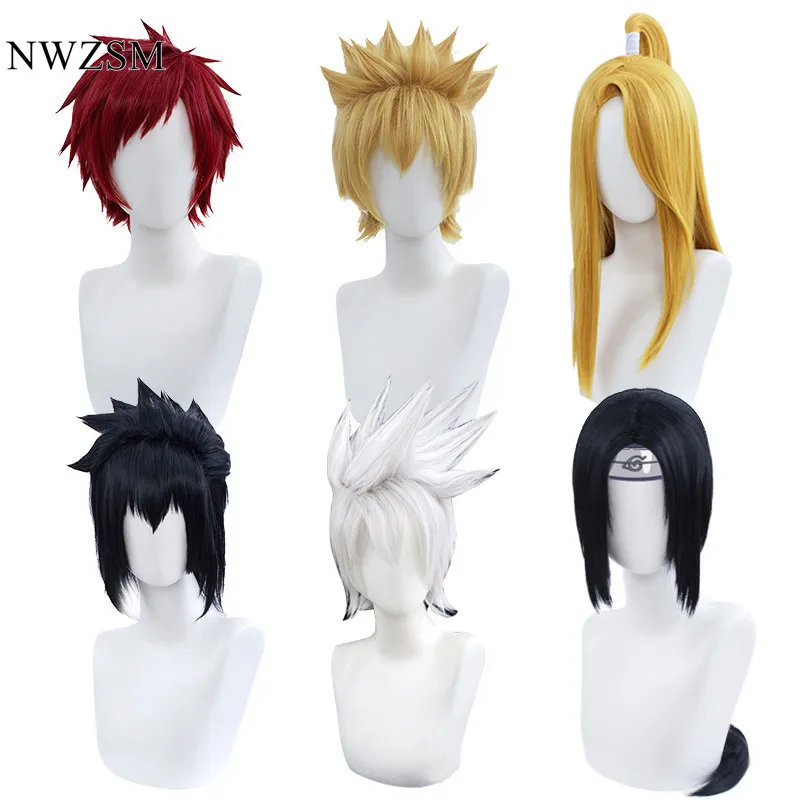 Мужской короткий черный парик для косплея Sasuke Uchiha Deidara, термостойкий синтетический парик для косплея из аниме
Мужской короткий черный парик для косплея Sasuke Uchiha Deidara, термостойкий синтетический парик для косплея из аниме