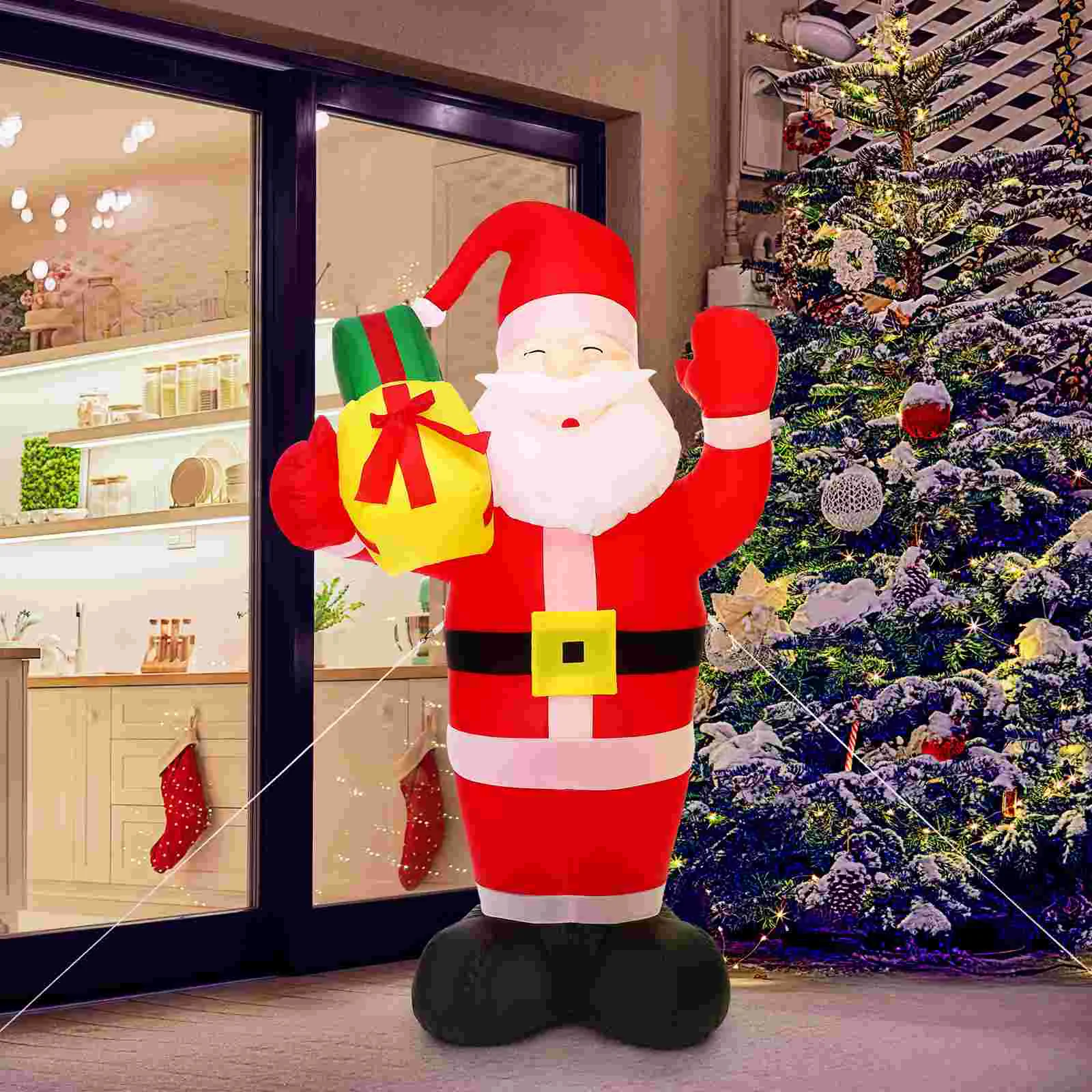 1 Set Christmas Santa Claus Inflatable LED Light Blow up Santa Outdoor Decoration Garden Yard Inflatable Santa
1 Set Christmas Santa Claus Inflatable LED Light Blow up Santa Outdoor Decoration Garden Yard Inflatable Santa