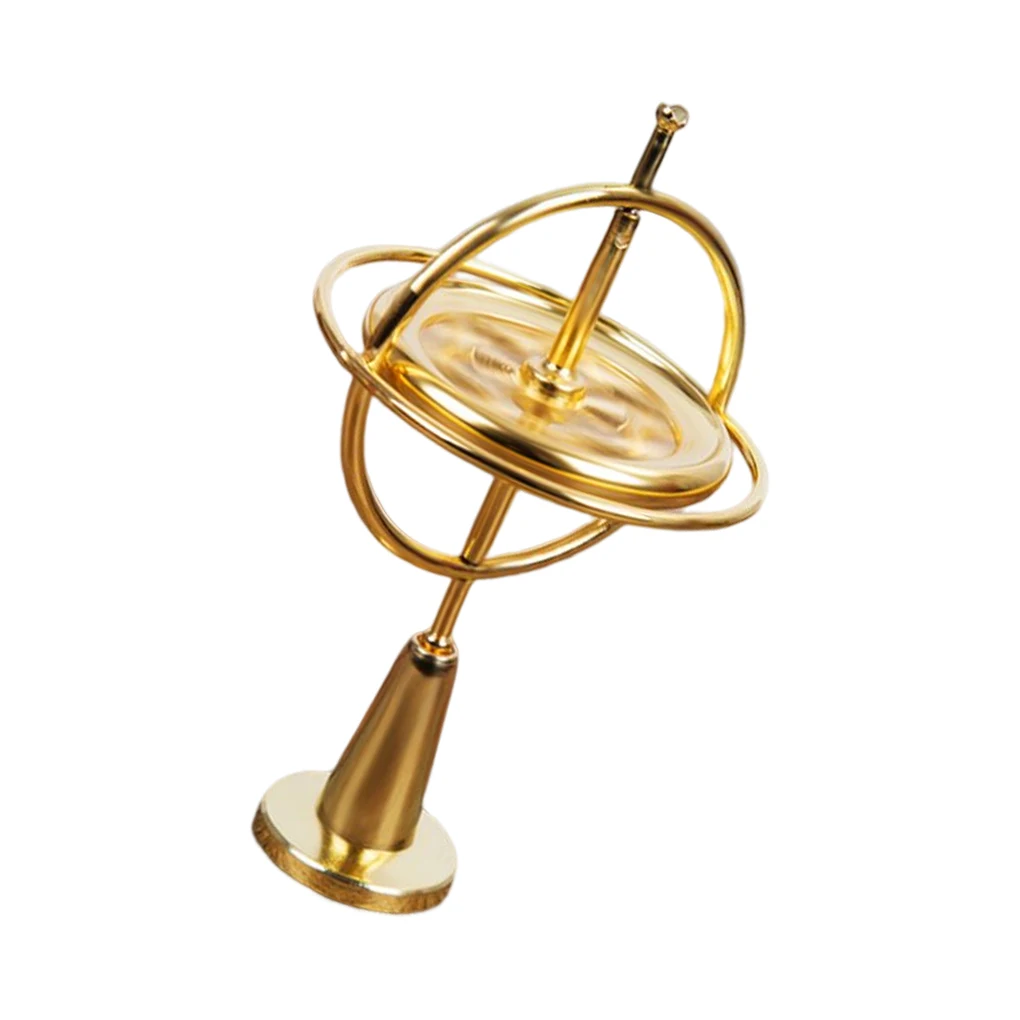 Metal Hand Gyroscope Golden Color Scientific Educational Pressure Relieve Classic Toy Self-balancing Toys Anti Stress
Metal Hand Gyroscope Golden Color Scientific Educational Pressure Relieve Classic Toy Self-balancing Toys Anti Stress