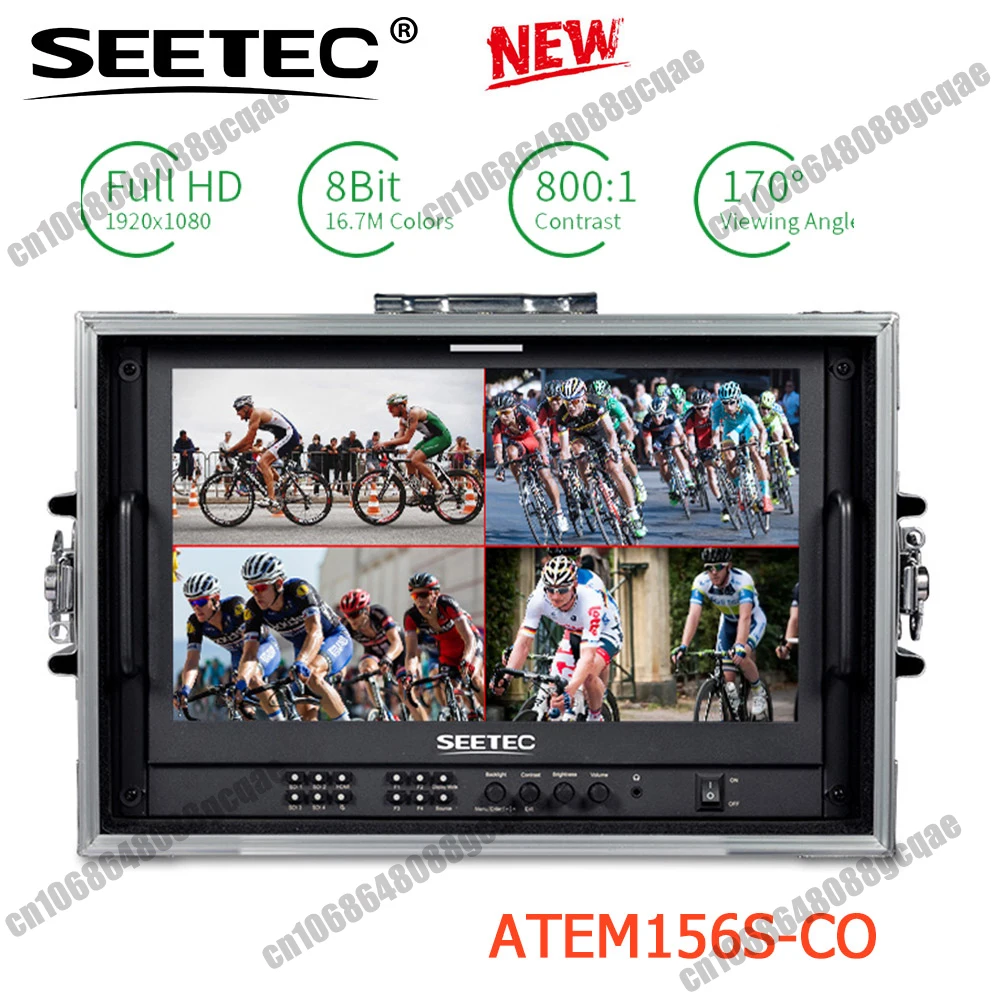 SEETEC ATEM156S-CO 15.6 inch Portable Carry-on Multi-camera Director Monitor 3G-SDI HDMI Full HD 1920x1080 for ATEM MINI Mixer
SEETEC ATEM156S-CO 15.6 inch Portable Carry-on Multi-camera Director Monitor 3G-SDI HDMI Full HD 1920x1080 for ATEM MINI Mixer