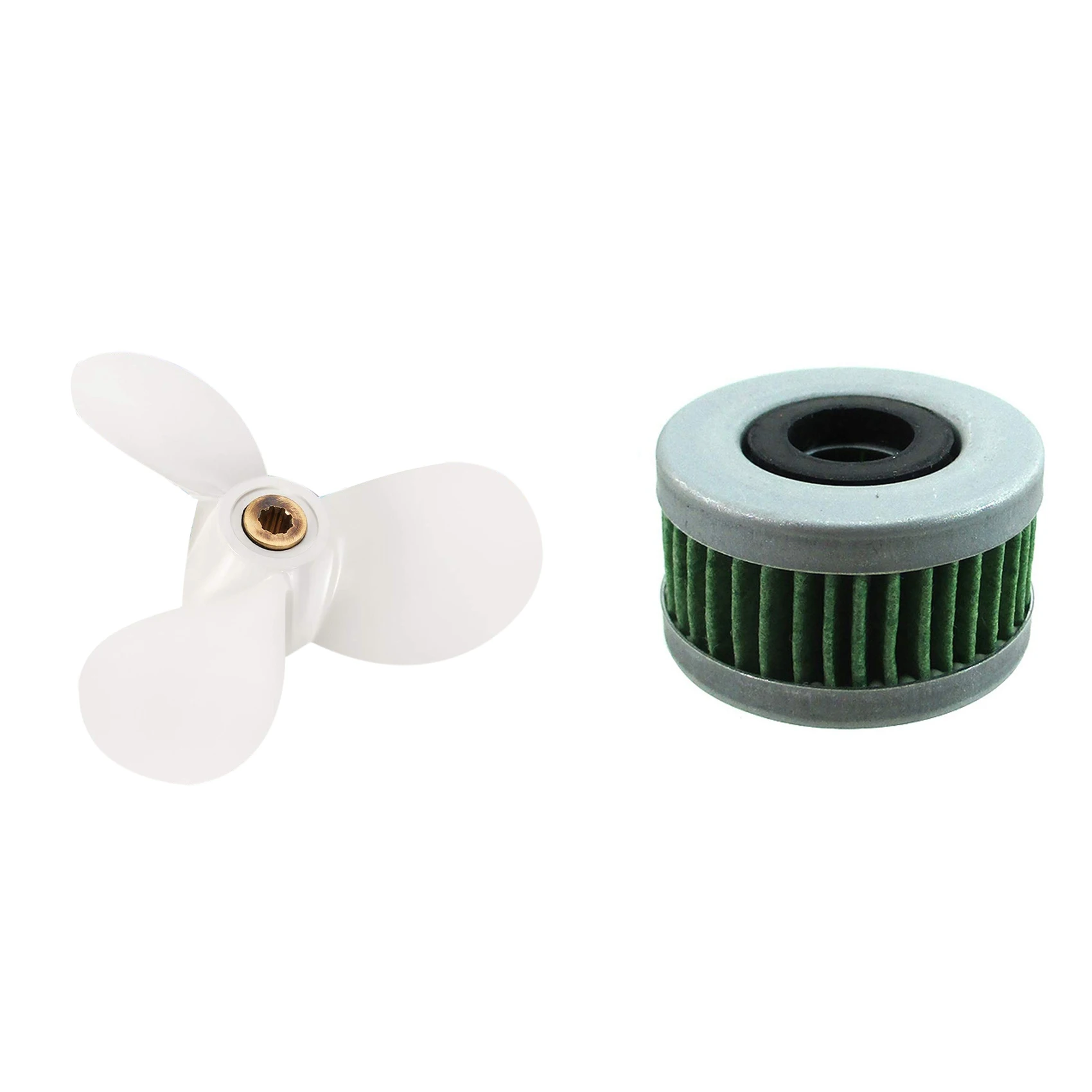 1 Pcs Aluminium Propellers Outboard Boat Motors Marine Propeller & 1 Pcs Outboard Fuel Filter
1 Pcs Aluminium Propellers Outboard Boat Motors Marine Propeller & 1 Pcs Outboard Fuel Filter