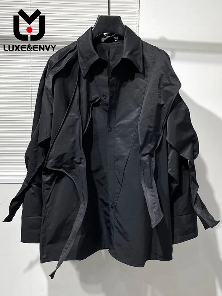 LUXE&ENVY 2023 Spring Fashion Men's Irregular Splice Designer Loose Shirts Style Handsome Shirt Spring Summer 2023 New
LUXE&ENVY 2023 Spring Fashion Men's Irregular Splice Designer Loose Shirts Style Handsome Shirt Spring Summer 2023 New