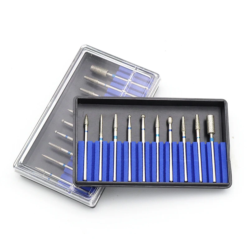 URAN 2.35 Shank Diamond Grinding Rod Needles 10PCS/box Electroplating Emery Grinding Heads for Jade Carving Art Nail Polishing
URAN 2.35 Shank Diamond Grinding Rod Needles 10PCS/box Electroplating Emery Grinding Heads for Jade Carving Art Nail Polishing
