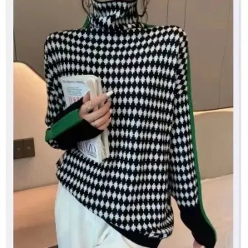 New Turtleneck Knitted Women Sweater Elegant Warm Women's Sweater Chic Korean Sweaters Ladies Pullover Sweet Clothes Fashion
New Turtleneck Knitted Women Sweater Elegant Warm Women's Sweater Chic Korean Sweaters Ladies Pullover Sweet Clothes Fashion