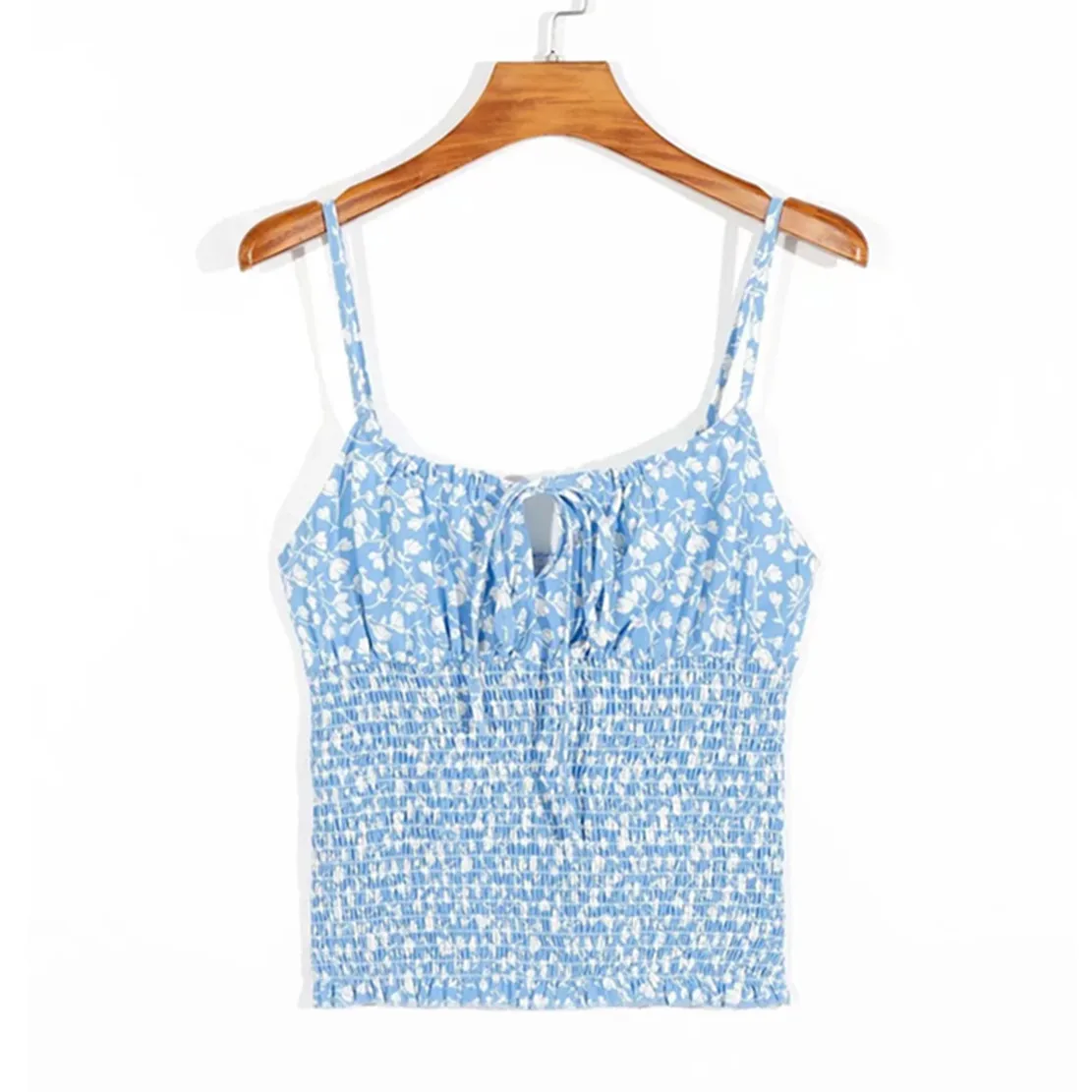 Maxdutti Summer Blouse Women Ins Fashion Blogger Vintage Blue Floral Print Fashion Sexy Camisoles Short BlouseTops
Maxdutti Summer Blouse Women Ins Fashion Blogger Vintage Blue Floral Print Fashion Sexy Camisoles Short BlouseTops