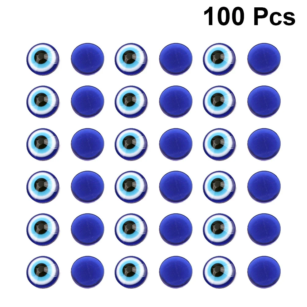 100pcs Blue Evil Eye Beads Evil Eye Domes Resin Round Flatbacks Eyes for DIY Scrapbooking Crafts 6mm
100pcs Blue Evil Eye Beads Evil Eye Domes Resin Round Flatbacks Eyes for DIY Scrapbooking Crafts 6mm
