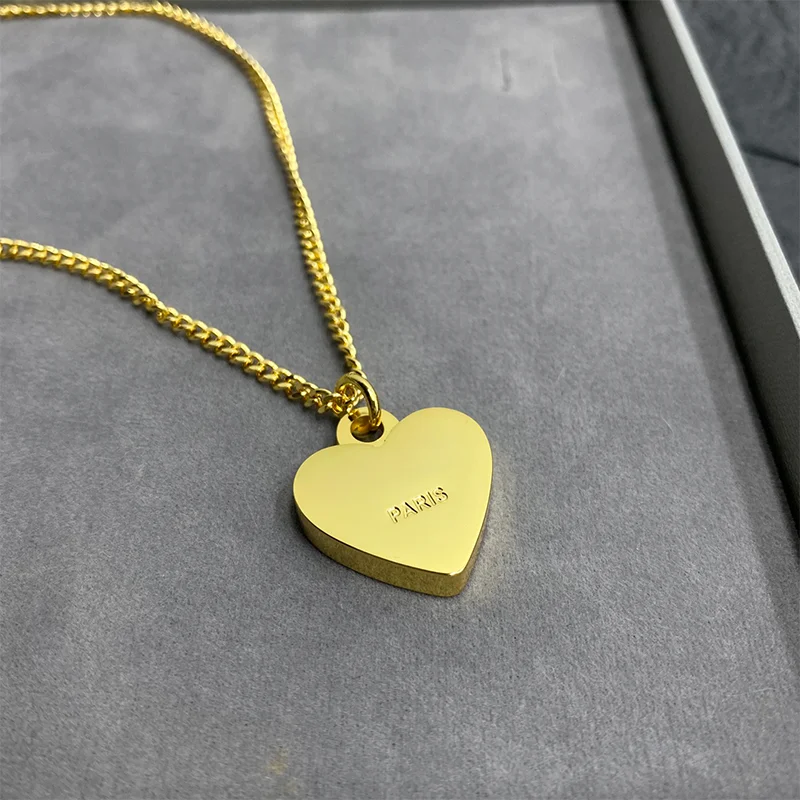 925 Sterling Silver Necklaces For Women Vintage Luxury Fine Jewelry Charm Chains Simple Heart Pendant Fashion Gold Necklace Gift 
925 Sterling Silver Necklaces For Women Vintage Luxury Fine Jewelry Charm Chains Simple Heart Pendant Fashion Gold Necklace Gift