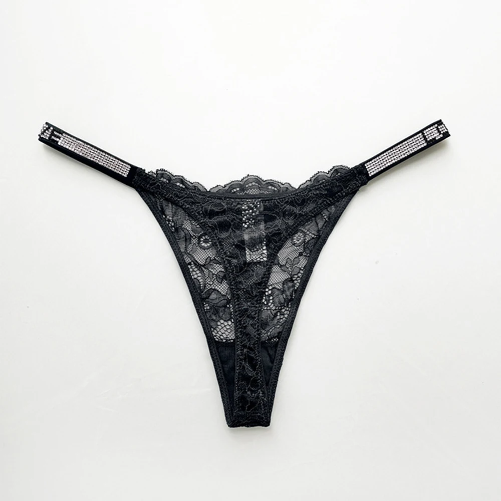 Women Lace Underwear Fitness T Back G-String Letter Glitter Bling Belt Thong Open Back Transparent Perspective Underpants
Women Lace Underwear Fitness T Back G-String Letter Glitter Bling Belt Thong Open Back Transparent Perspective Underpants