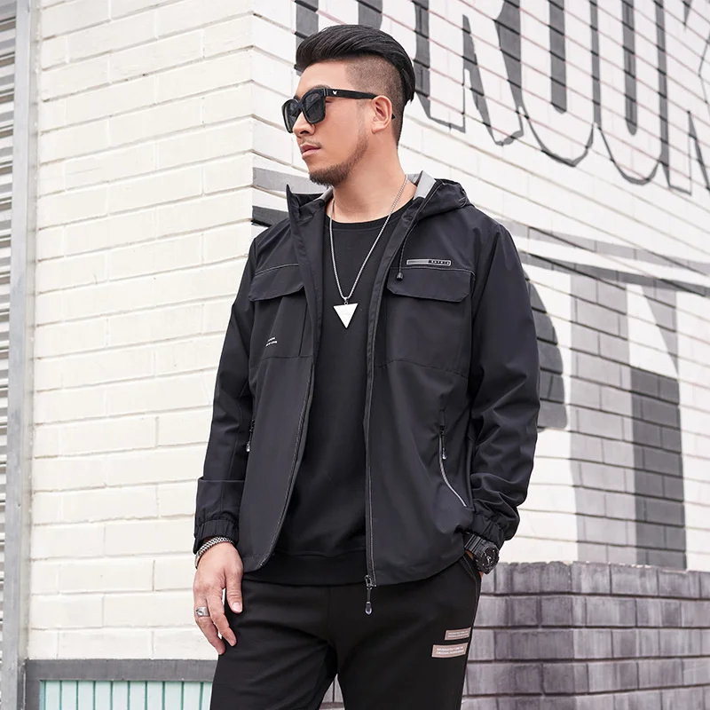 New Arrival Fashion Super Large Men Spring And Autumn Casual Loose Hooded Jacket Coat Plus Size XL 2XL 3XL 4XL 5XL 6XL 7XL
New Arrival Fashion Super Large Men Spring And Autumn Casual Loose Hooded Jacket Coat Plus Size XL 2XL 3XL 4XL 5XL 6XL 7XL
