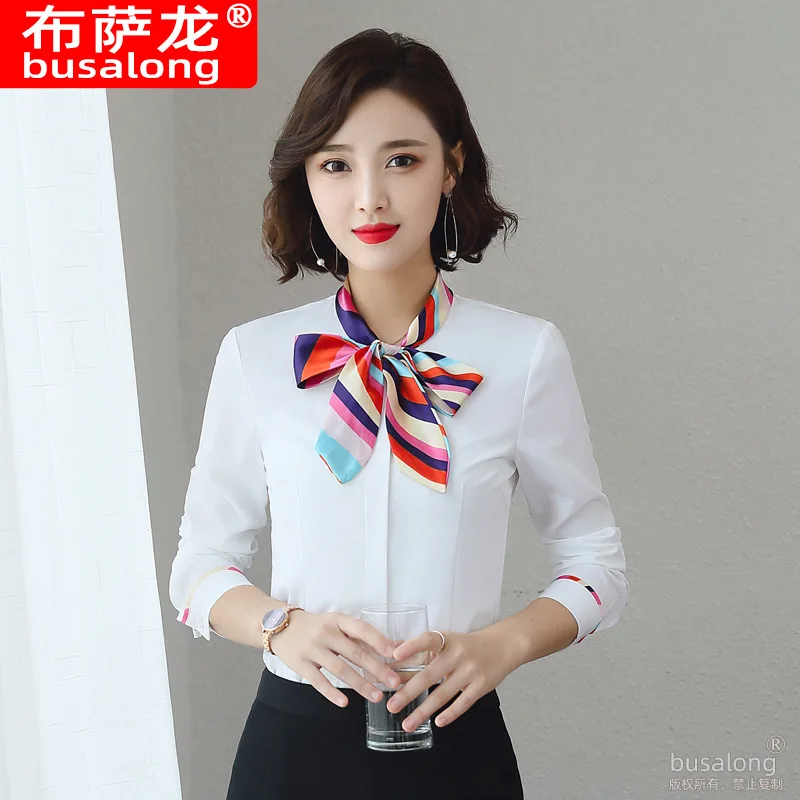 Spring, Summer, Autumn and Winter Long-Sleeved Shirt Women's Business Suit Slim-Fitting Work Clothes Business Formal Wear Temper
Spring, Summer, Autumn and Winter Long-Sleeved Shirt Women's Business Suit Slim-Fitting Work Clothes Business Formal Wear Temper