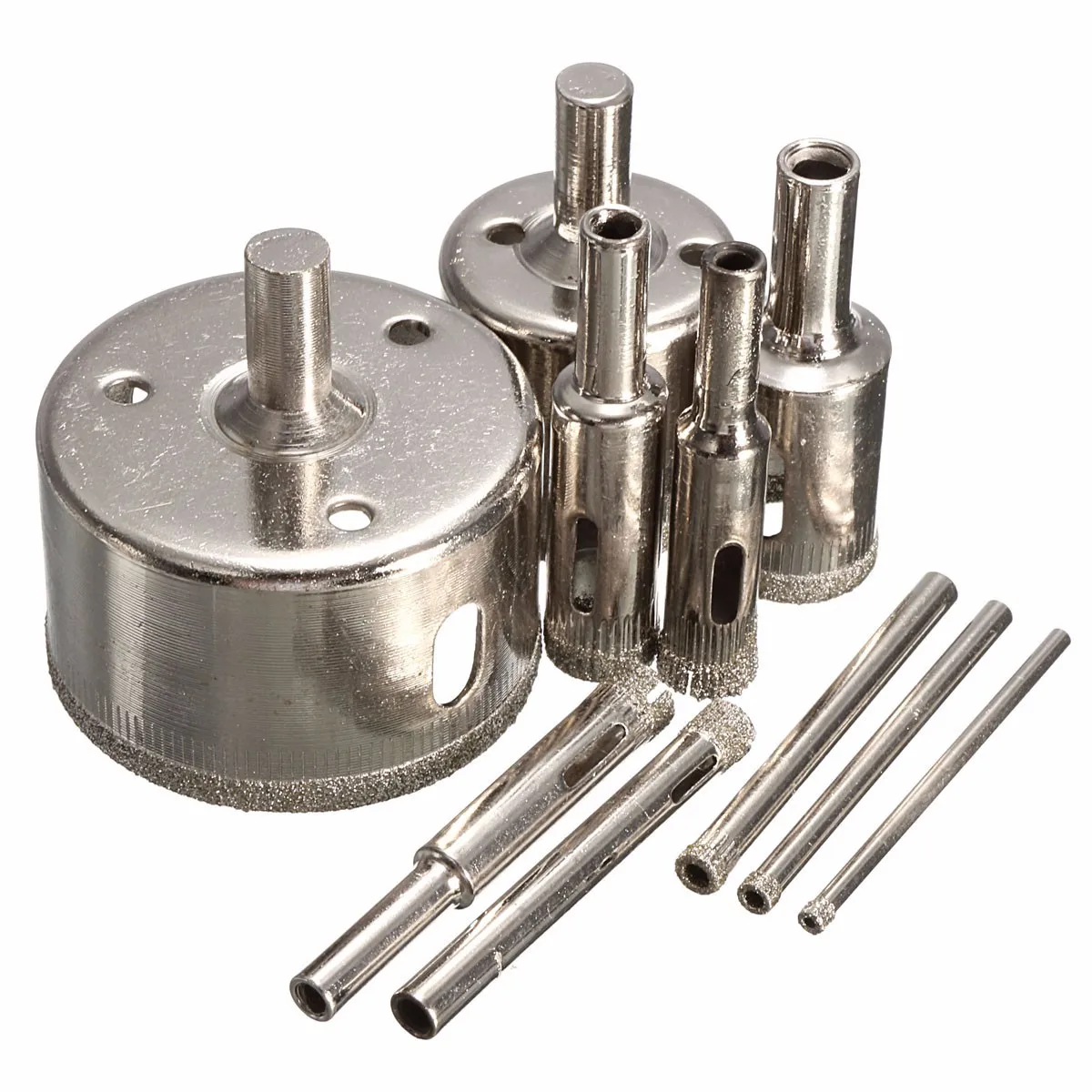 Diamond-coated Hole Opener 10 Pieces of 3-50mm Ceramic Tile Hole Opener Drill Bit for Ceramic Marble Glass Hole Opener Drill Bit
Diamond-coated Hole Opener 10 Pieces of 3-50mm Ceramic Tile Hole Opener Drill Bit for Ceramic Marble Glass Hole Opener Drill Bit