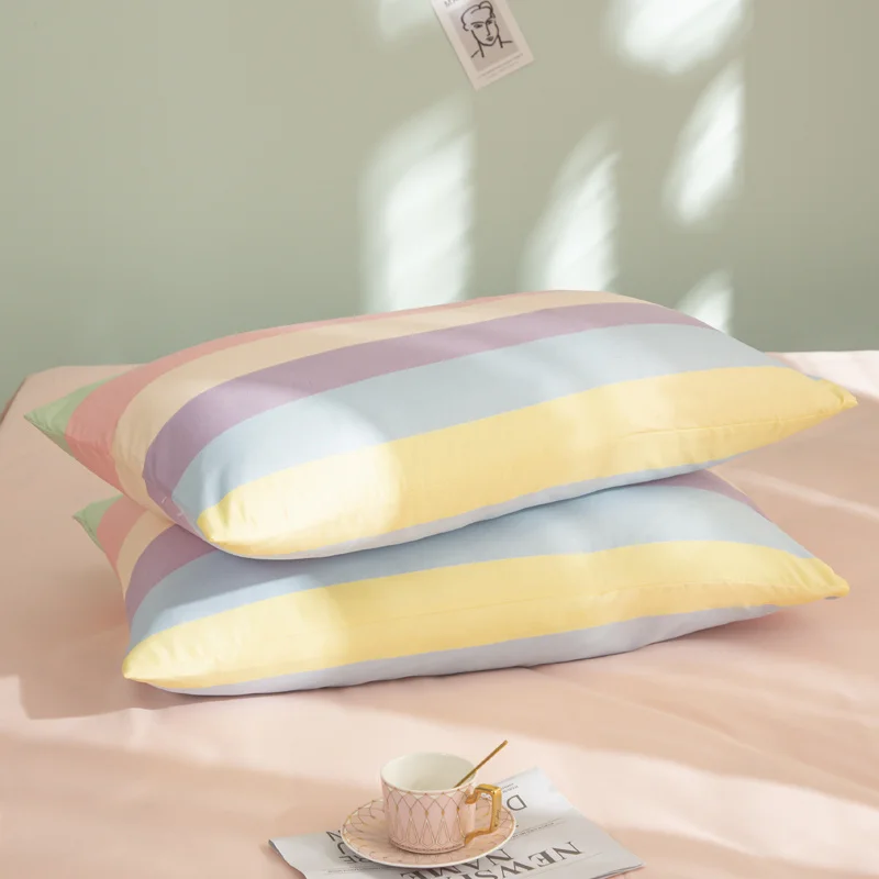 2pcs/lot Colorful Plaid Style Pillowcase Soft Cozy Home Decor Pillow Cover Breathable Skin-friendly Pillow Case 48x74cm
2pcs/lot Colorful Plaid Style Pillowcase Soft Cozy Home Decor Pillow Cover Breathable Skin-friendly Pillow Case 48x74cm