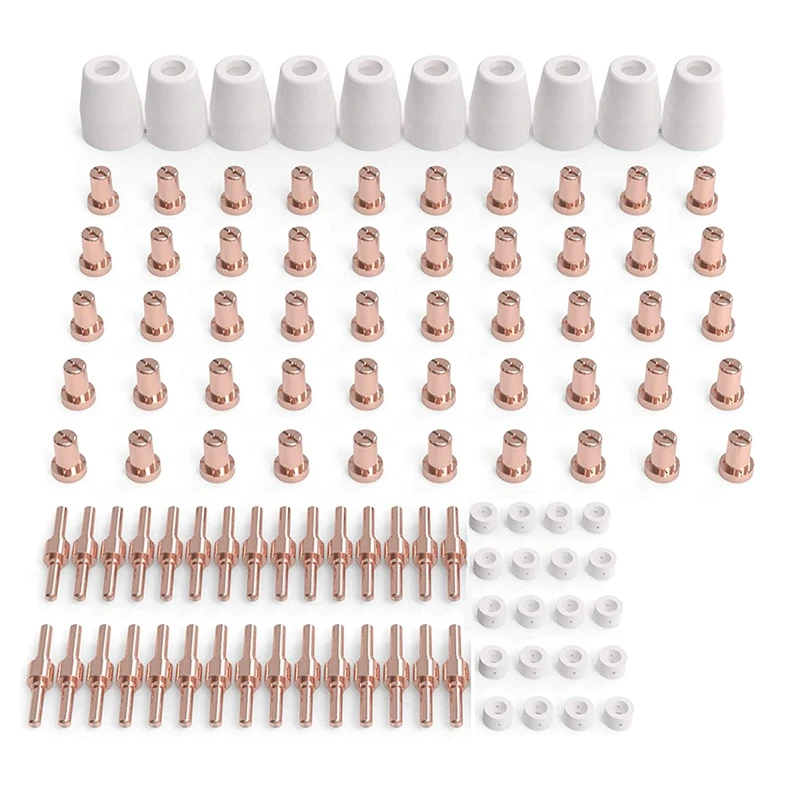 110 Pcs Plasma Cutting Consumables Fit Cut 40 50 with Plasma Cutter Torch PT31 LG40
110 Pcs Plasma Cutting Consumables Fit Cut 40 50 with Plasma Cutter Torch PT31 LG40