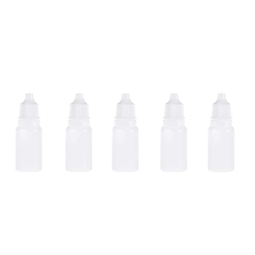 

5Pcs Squeezable Dropper Bottles 10ml Empty Eye Dropper Bottle Eye Dropping Bottles Portable Eye Drops Containers Dispenser for