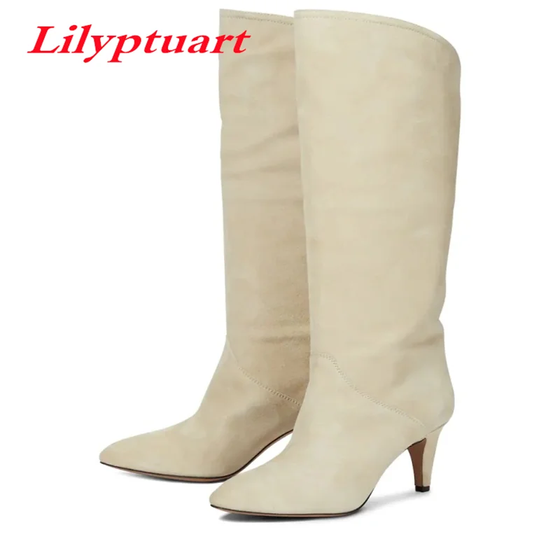 Lilyptuart ZA INS Ankle Boots Women, 2022 Fall/Winter Retro Cow Suede Fashion High Heel Cowboy Boots, Luxury Women's Shoes 42 43
Lilyptuart ZA INS Ankle Boots Women, 2022 Fall/Winter Retro Cow Suede Fashion High Heel Cowboy Boots, Luxury Women's Shoes 42 43