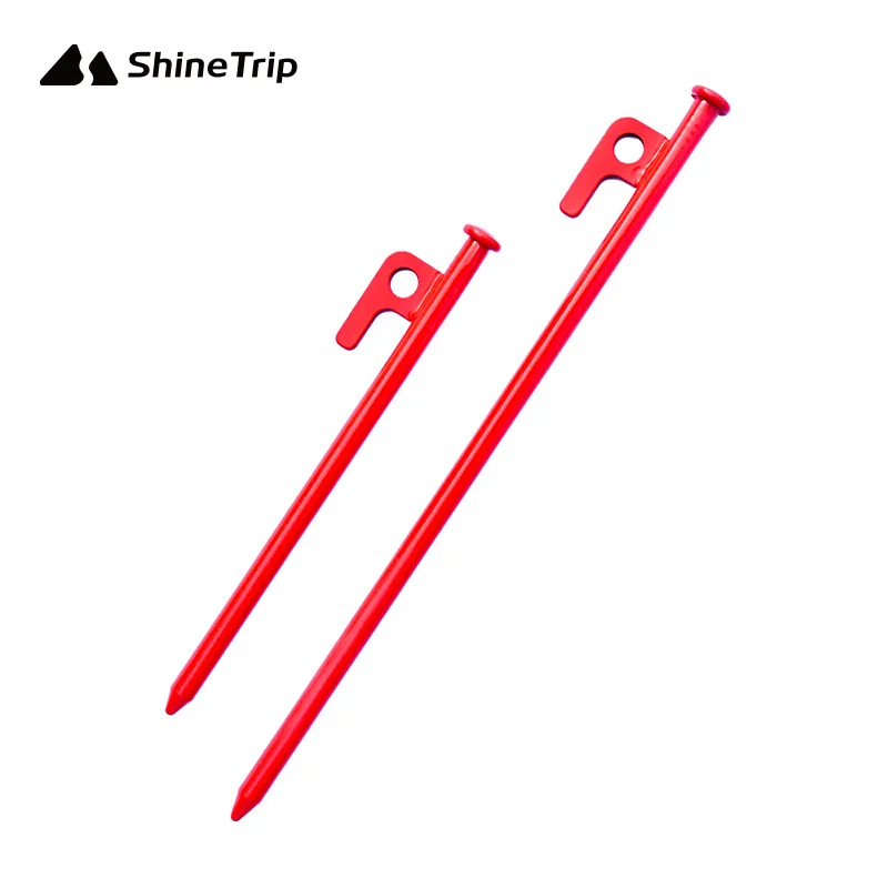 ShineTrip 8pcs Tent Nail Durable High Strength Steel With Hole Black Ground Stakes For Outdoor Camping Hiking Tent Awning Trip
ShineTrip 8pcs Tent Nail Durable High Strength Steel With Hole Black Ground Stakes For Outdoor Camping Hiking Tent Awning Trip