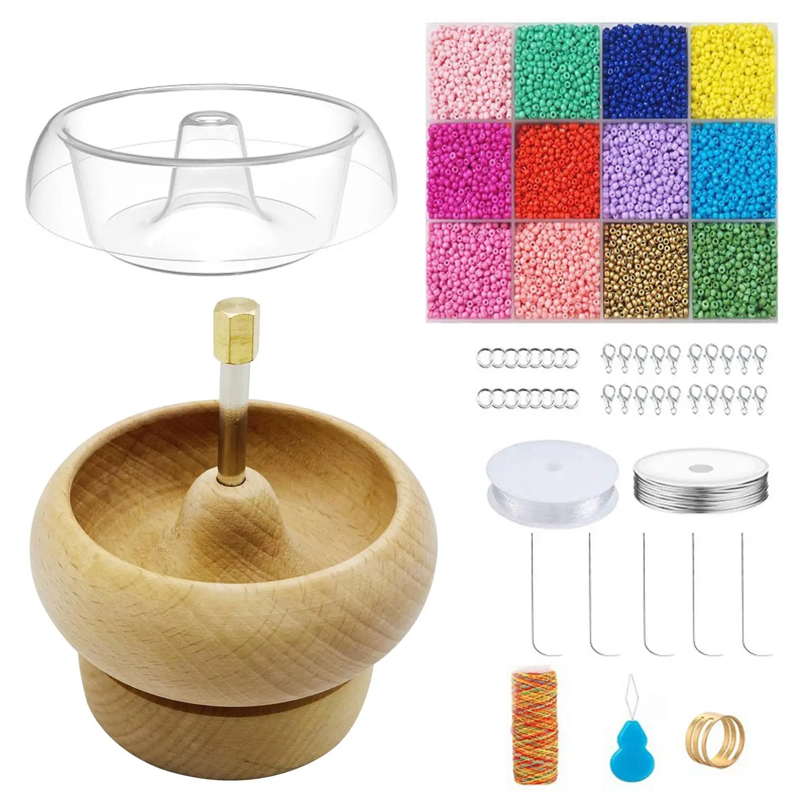 Bead Spinner Bowl Set GEM Bowl Spin Beading Accessories Bead Spinner Bowl for Sewing Quickly Bracelet Necklace Jewelry Making
Bead Spinner Bowl Set GEM Bowl Spin Beading Accessories Bead Spinner Bowl for Sewing Quickly Bracelet Necklace Jewelry Making
