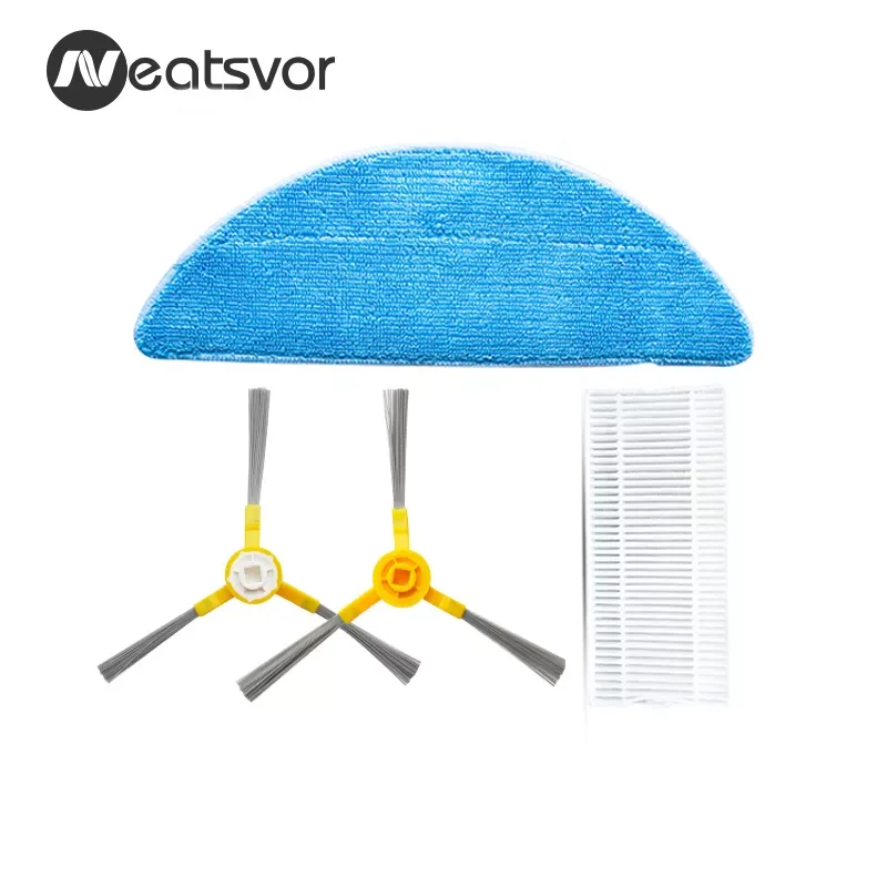 Spare part for Robot Vacuum Cleaner Neatsvor X500/X600,Side Brush*1pair +HEPA *1pc+Mop*1pc
Spare part for Robot Vacuum Cleaner Neatsvor X500/X600,Side Brush*1pair +HEPA *1pc+Mop*1pc