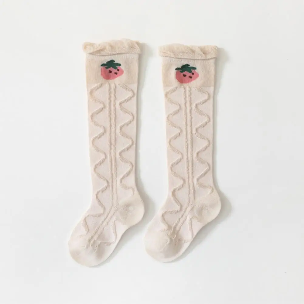 Delicate 1 Pair Fashion Cartoon Fruit Print Over-the-knee Mosquito Socks Breathable Children Sock Stylish for Spring
Delicate 1 Pair Fashion Cartoon Fruit Print Over-the-knee Mosquito Socks Breathable Children Sock Stylish for Spring