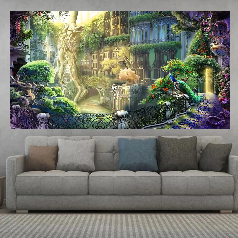 Бриллиантовая 5D картина с забытым садовым ландшафтом, полноразмерная Мозаика из круглых камней, вышивка крестиком X521 
Бриллиантовая 5D картина с забытым садовым ландшафтом, полноразмерная Мозаика из круглых камней, вышивка крестиком X521