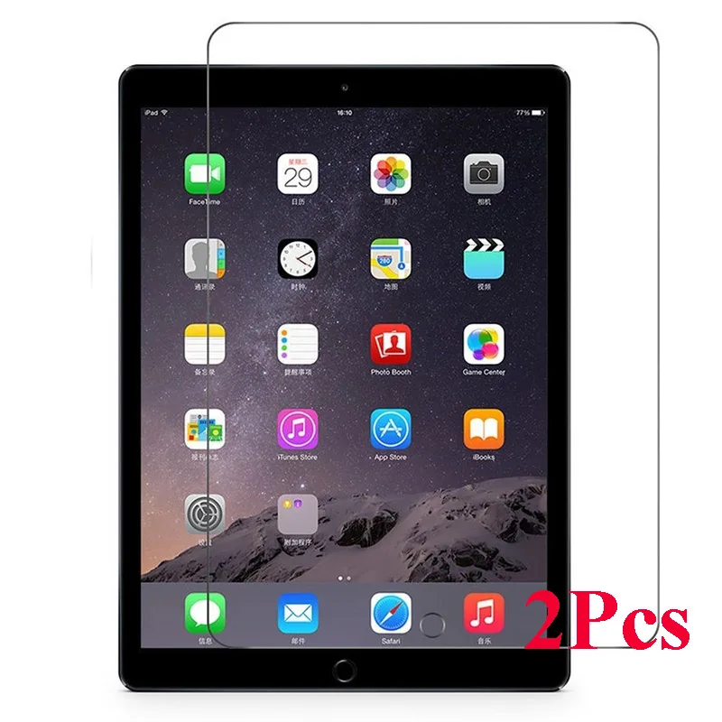 2PCS Tempered Glass Film For iPad Air 1 2 9.7 Full Coverage Screen Protector For Apple iPad A1567 A1474 A1475 A1476 A1566
2PCS Tempered Glass Film For iPad Air 1 2 9.7 Full Coverage Screen Protector For Apple iPad A1567 A1474 A1475 A1476 A1566