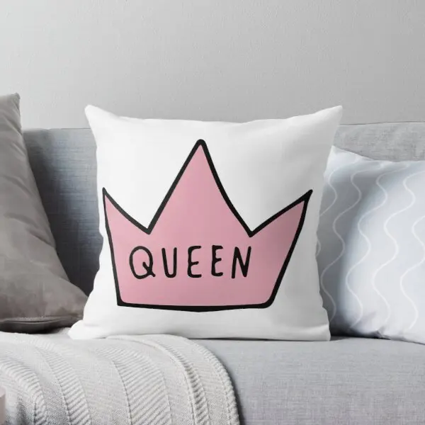 Queen Crown Printing Throw Pillow Cover Fashion Comfort Cushion Sofa Hotel Decor Case Decorative Anime Bed Pillows not include 
Queen Crown Printing Throw Pillow Cover Fashion Comfort Cushion Sofa Hotel Decor Case Decorative Anime Bed Pillows not include