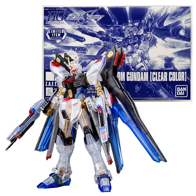 Bandai Genuine Gundam Model Kit Anime Figure HG ZGMF-X20A Strike Freedom Clear Gunpla Anime Action Figure Toys for Children
Bandai Genuine Gundam Model Kit Anime Figure HG ZGMF-X20A Strike Freedom Clear Gunpla Anime Action Figure Toys for Children