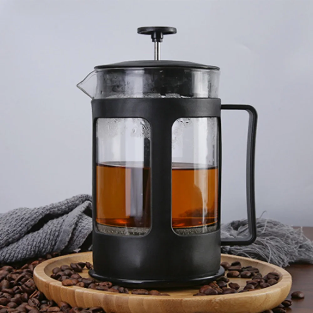 600ml/800ml French Press Coffee/Tea Brewer Pot Maker Kettle Heat-resistant Stainless Steel Glass Plunger Coffee Pot
600ml/800ml French Press Coffee/Tea Brewer Pot Maker Kettle Heat-resistant Stainless Steel Glass Plunger Coffee Pot
